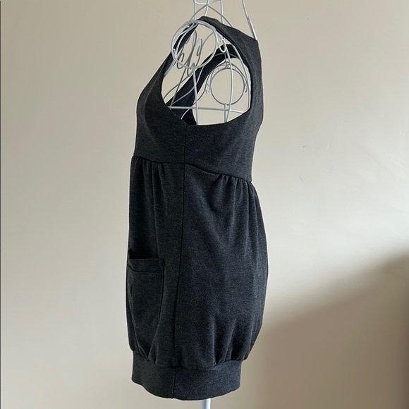 Forever 21 Racerback Grey Dress with Pockets – Size S, Excellent Condition - Picture 5 of 7